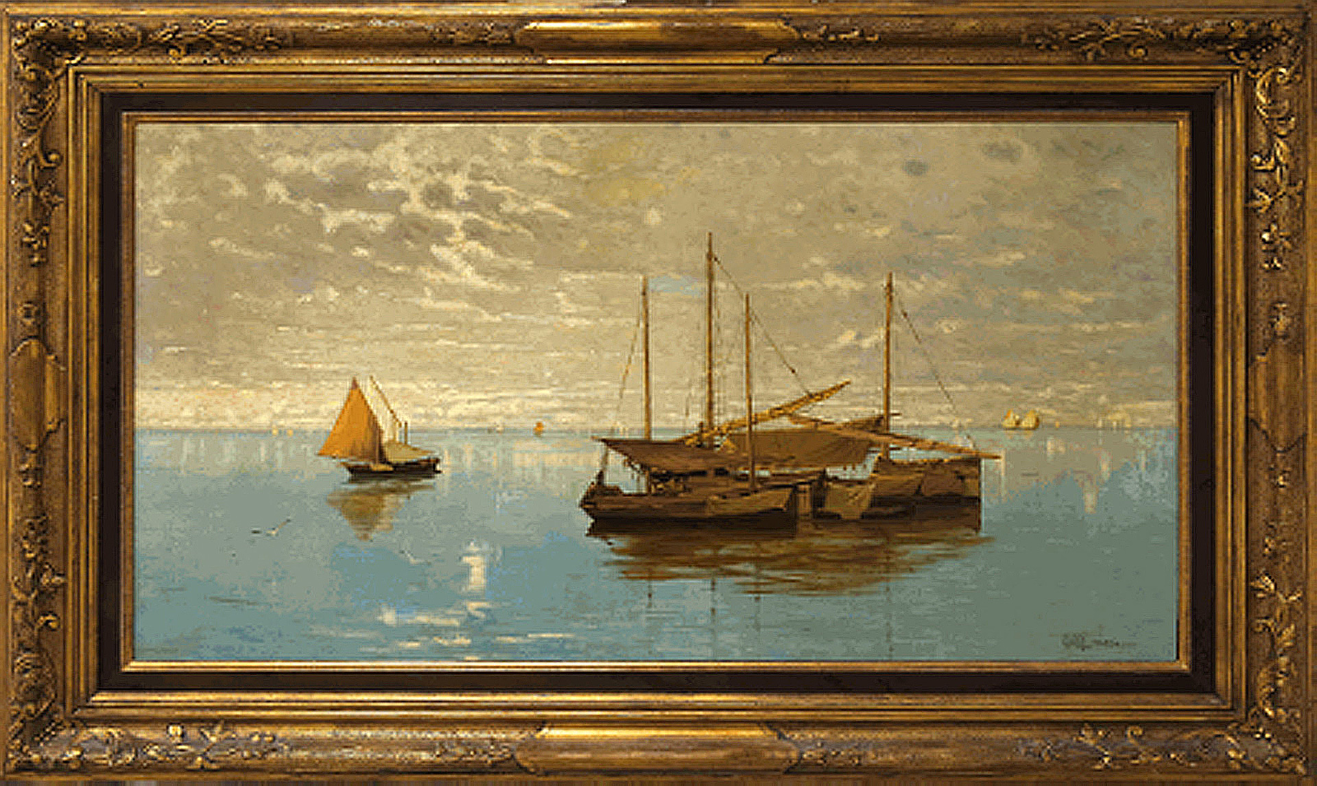 GuglielmoCiardi Bragozzi in laguna